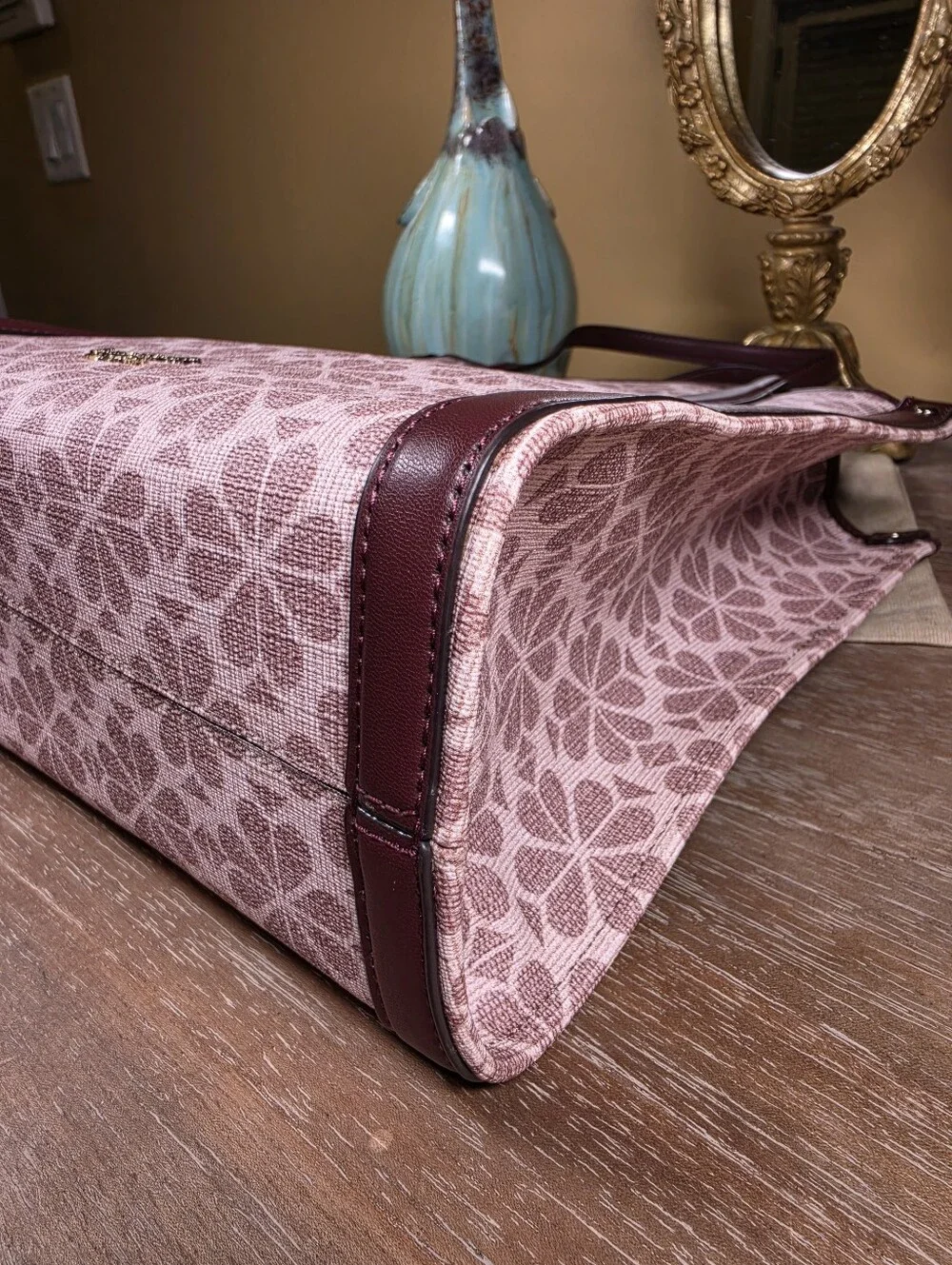 kate spade Floral Rowan North South Tote w/ Dusty NWOT! (retail $228)